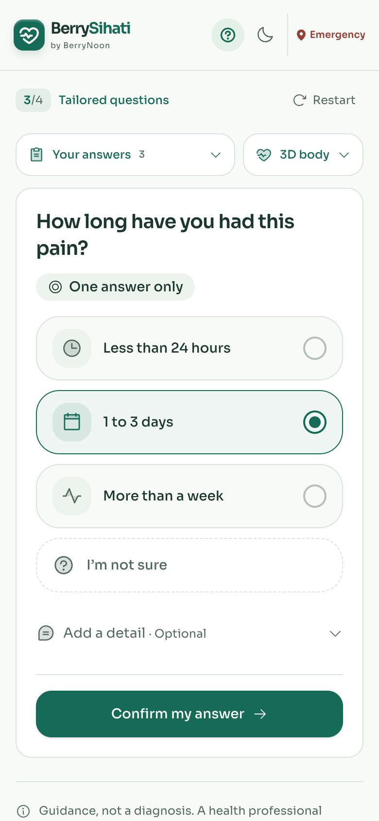 A multiple choice question asked by BerrySihati